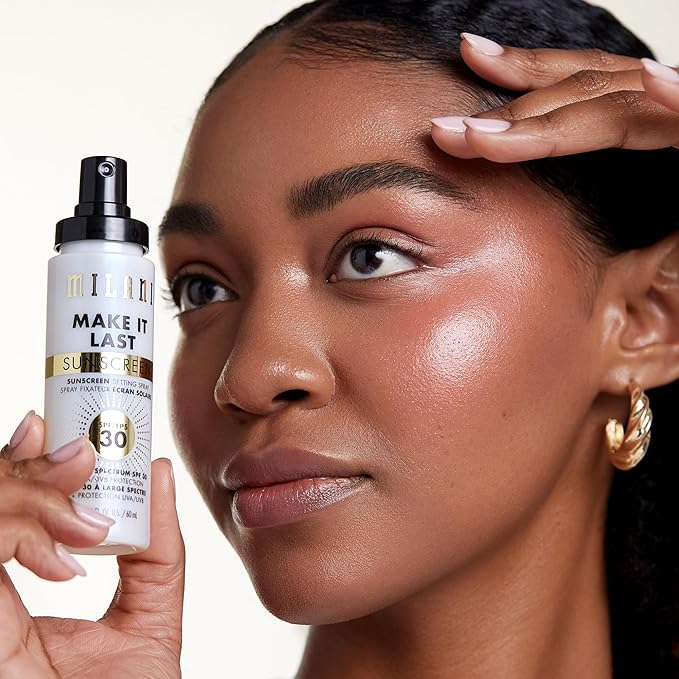 Milani Make It Last Sunscreen - Sunscreen Setting Spray with SPF 30 - Makeup Primer and Setting Spray with SPF30 Sunscreen, Long Lasting Makeup Finishing Spray-VivaGrace Women
