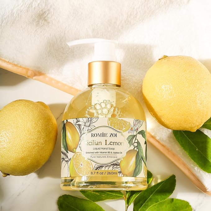 Liquid Hand Soap with Gift Box - Lemon - 260ml/ 8.7 fl.oz