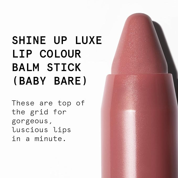 Shine Up Luxe Lip Colour Balm Stick (Baby Bare) For Hydrating, Softening & Soothing Lips-VivaGrace Women