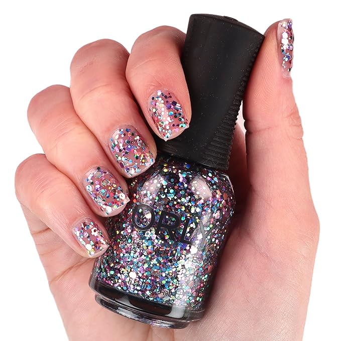 Orly Neon Nail Polish Colors for Summer | Bright Colors and Confetti Toppers for Summer Neon Nails | 0.6fl oz (Moonstone Aura, 0.6 fl oz)