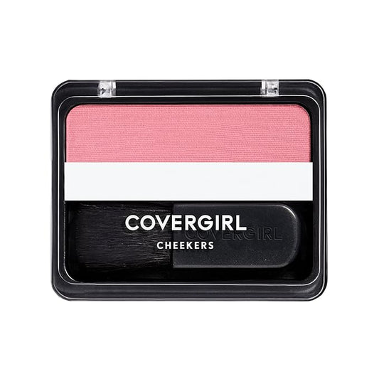 COVERGIRL - Cheekers Blush, Soft, blendable, lightweight formula, easy & natural look, 100% Cruelty-Free-VivaGrace Women