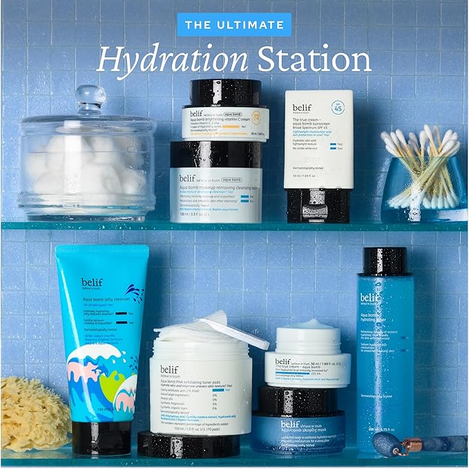 belif Jelly Hydrating Deep Cleanser – Low pH Mild & Gentle Gel-to-Foam Face Wash for Daily Deep Pore Cleansing, Hydrating and Refreshing for All Skin Types, Korean Skincare, 5.41 fl.oz-VivaGrace Women