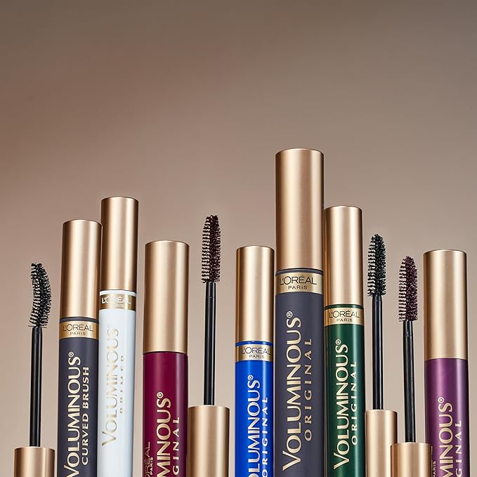 L'Oreal Paris L’Oreal Paris Original Voluminous Mascara, Building Mascara Volume and Length Formula, Washable, Deep Violet, 0.26 Fl Oz., 1 Count