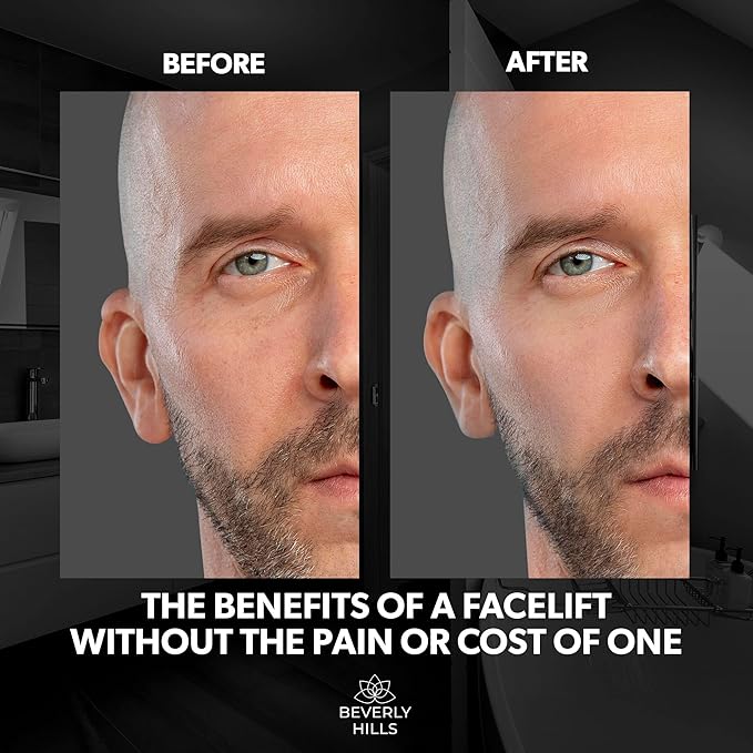 Beverly Hills Mens Instant Facelift and Eye Serum Treatment for Dark Circles, Puffy Eyes, and Wrinkles-VivaGrace Women