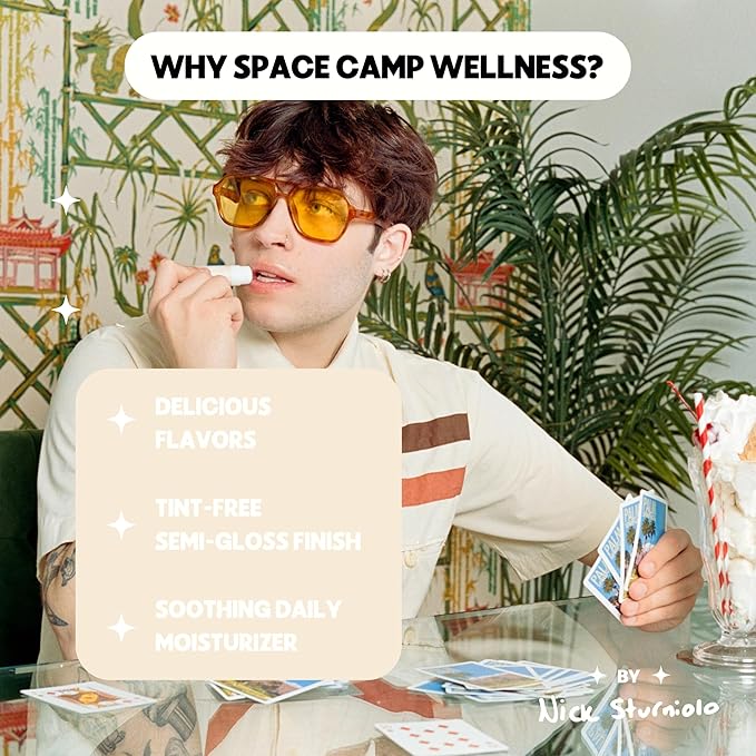 Wellness Jumbo Lip Balm - Sweet Vanilla Organic Flavored Balm (2 Pack)-VivaGrace Women