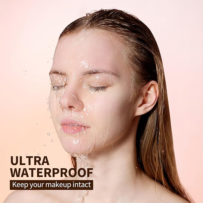 FV Full Coverage Liquid Foundation, Lightweight & Concealing, Long Lasting Matte Foundation Makeup with Flawless Finish, Oil Control Waterproof Foundation for Oily Skin (Toffee Matte)-VivaGrace Women