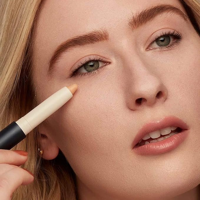 Trestique Concealer Crayon, Refillable Makeup Concealer With Built-In Blending Sponge, Sustainable Under Eye Concealer, Clean Beauty Concealer Makeup-VivaGrace Women