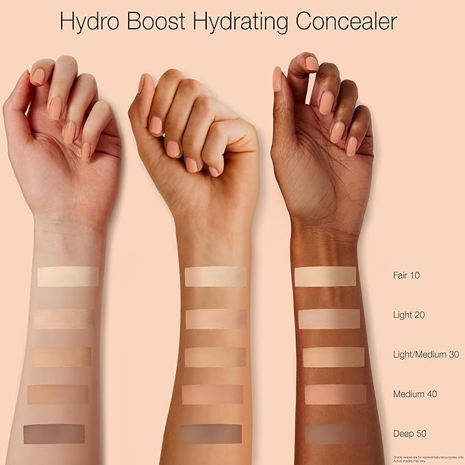Neutrogena Hydro Boost Hydrating Concealer Stick for Dry Skin, Oil-Free, Lightweight, Non-Greasy and Non-Comedogenic Cover-Up Makeup with Hyaluronic Acid, 30 Light/Medium, 0.12 Oz-VivaGrace Women