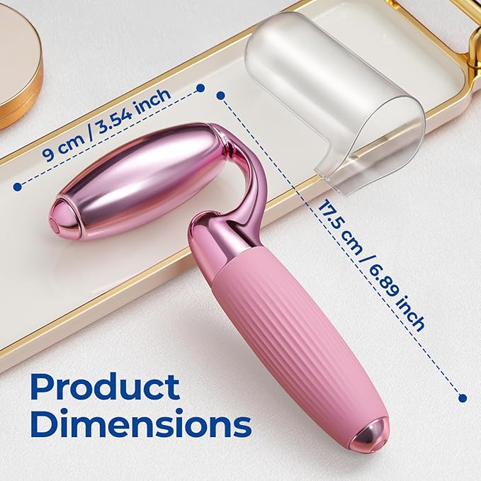 MORGLES Ice Roller for Face and Eyes, Ice Face Roller for Women Skin Care, Cold Facial Roller for Puffiness, Migraine Relief and Lymphatic Drainage-VivaGrace Women