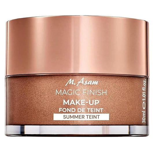 M. Asam Magic Finish Summer Teint Make-Up Mousse (1.01 Fl Oz) – 4in1 Primer, Foundation, Concealer & Powder With Buildable Coverage, Hides Redness And Dark Spots, Vegan, For Medium To Deep Skin Tones-VivaGrace Women