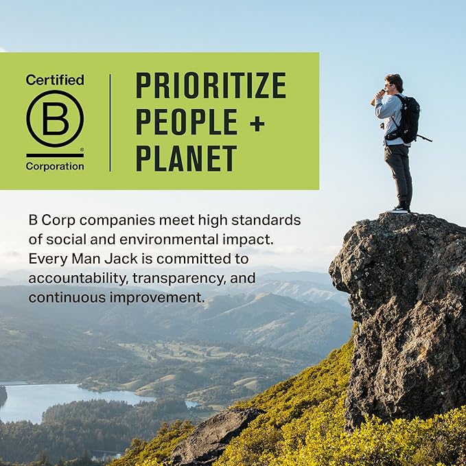 Every Man Jack Amber+Sandalwood Hydrating Mens Body Wash for All Skin Types-Cleanse, Nourish, and Hydrate Skin with Naturally Derived Ingredients-Paraben Free, Phthalate Free, Dye Free-24oz(Pack of 2)-VivaGrace Women