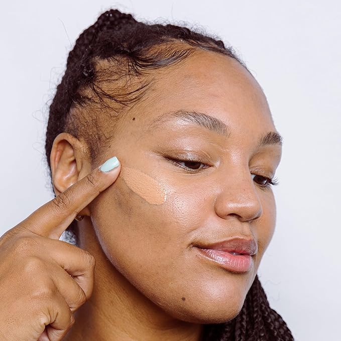 Naked Sundays BeautyScreen™ SPF 50 Mineral Peptide Foundation Tint – 2-in-1 Skin Tint & Mineral Sunscreen | Radiant, Buildable Coverage, Acne-Safe, Infused with Peptides (6 Tan Caramel, 1.01 oz)-VivaGrace Women