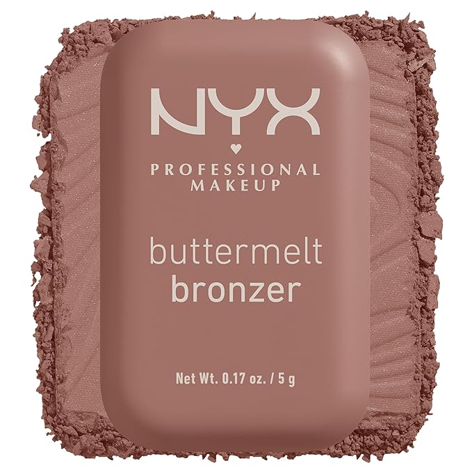 NYX PROFESSIONAL MAKEUP Matte Buttermelt Bronzer, Longwear Face Makeup with Up to 12 Hours of Wear, Vegan Formula - All Butta'd Up-VivaGrace Women