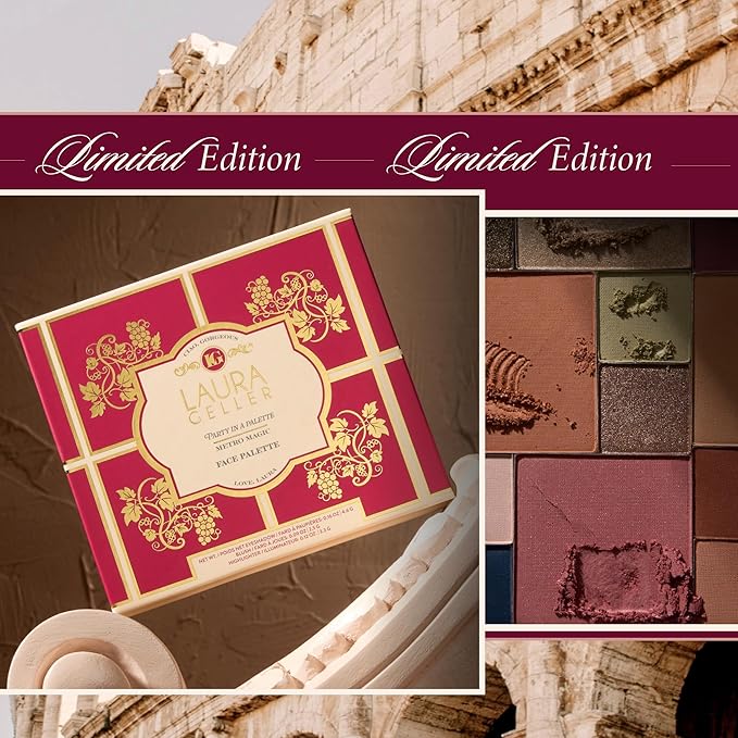 LAURA GELLER NEW YORK Annual Party in a Palette Full Face Palette Set (01 Ready to Jetset!)-VivaGrace Women