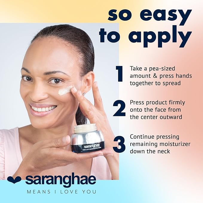 Saranghae Hydrating Moisturizer Face Cream for Soft, Smooth Skin, Face Moisturizer for Dry Skin, with Hyaluronic Acid & 12 Anti-Aging Skin Care Botanicals for Cellular Regeneration - 2.11 oz-VivaGrace Women