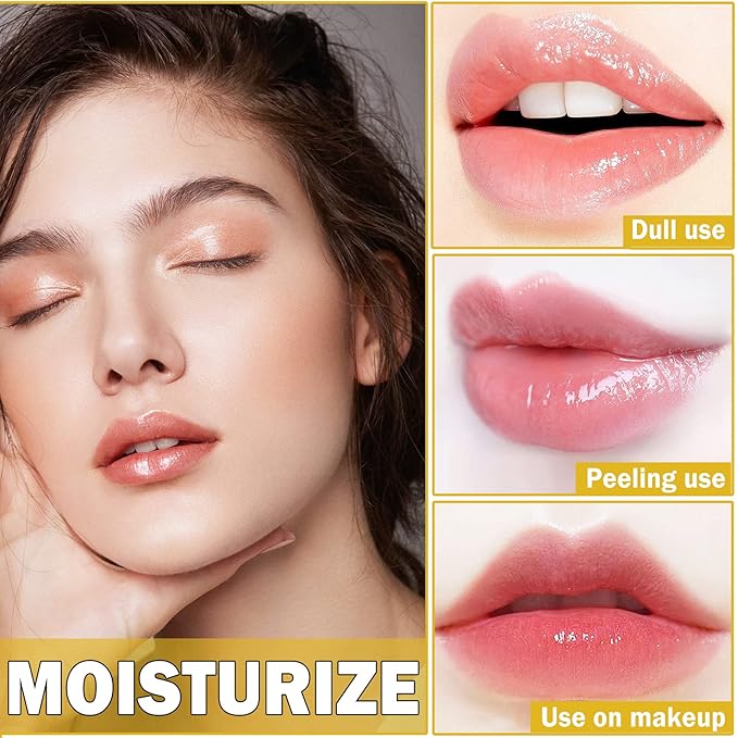 2PCS Bee Lip Balm Honey Pot Honey Lip Balm Sleeping Lip Mask Silky Hydrating Bee Lip Balm Lip Mask Overnight Lip Care Products-VivaGrace Women