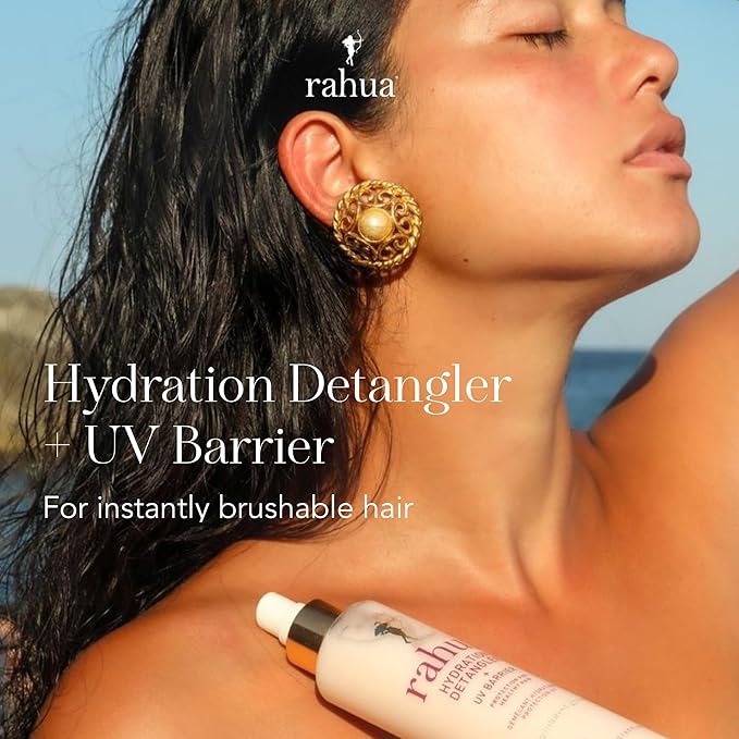 Rahua Hydration Detangler Spray + UV Barrier, 6.5 Fl Oz, Detangling Leave in Hair Care Softens Hair, Smooths Frizz, Supports Breakage & Damage, Conditioning for Brushable Shiny Hair, All Hair Types-VivaGrace Women