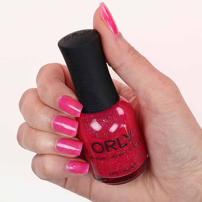 Orly Neon Nail Polish Colors for Summer | Bright Colors and Confetti Toppers for Summer Neon Nails | 0.6fl oz (Power Pink, 0.6 fl oz)