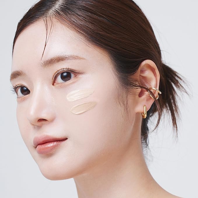 MIZON Vegan Collagen Cushion (15g/ 0.52 oz x 2 ea) Healthy and glowing look, Medium coverage compact with SPF38 PA++ Protection, Skincare and makeup INCLUDES REFILL (#21 Light Beige)-VivaGrace Women