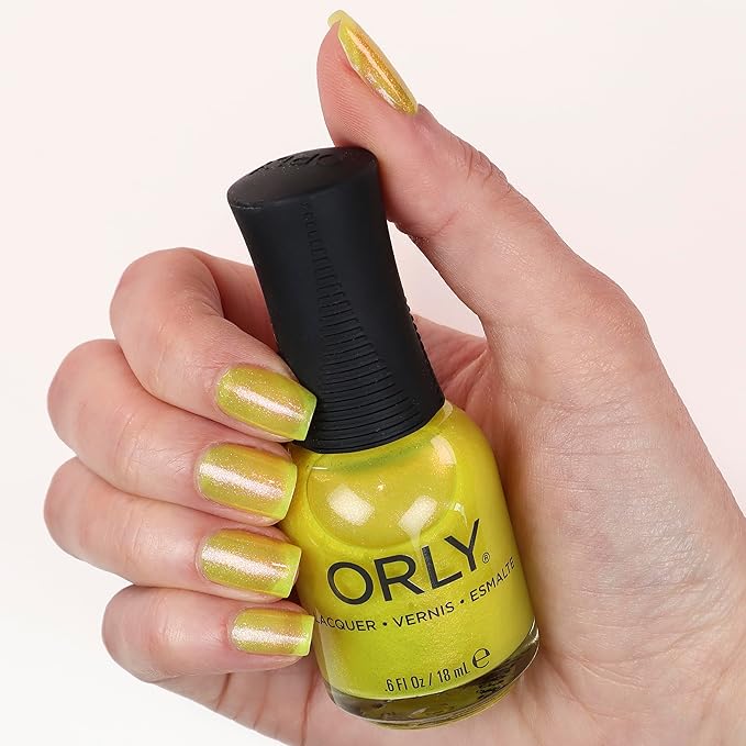 Orly Neon Nail Polish Colors for Summer | Bright Colors and Confetti Toppers for Summer Neon Nails | 0.6fl oz (Hello Yellow, 0.6 fl oz)