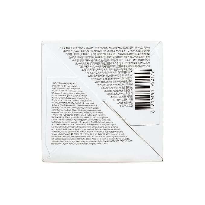 LAGOM White Kaolin Mud Mask for Blackhead Care, Purifying Pore, Dermatologically Tested, for Makeup Boosting 3.3 Fl Oz-VivaGrace Women