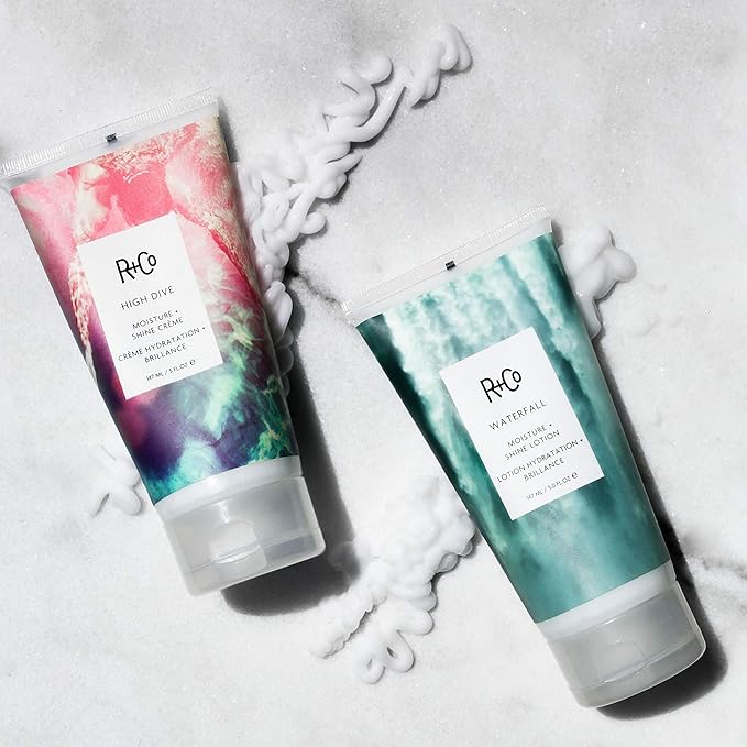 R+Co Waterfall Moisture and Shine Lotion | Lightweight Hair Hydration + Softness | Vegan + Cruelty-Free | 5 Fl Oz-VivaGrace Women