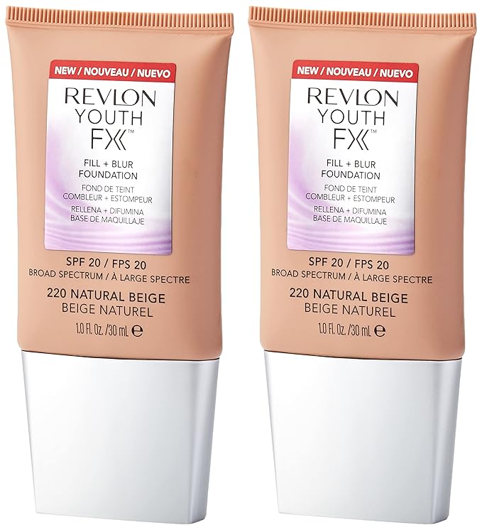 Youth Fx Fill + Blur Foundation 220Natural Beige Spf20 30Ml-VivaGrace Women