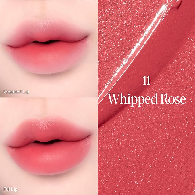 Espoir Couture Lip Tint Fitting Blur #11 Whipped Rose 0.14oz | Soft and Creamy Color for Blurry Lip Look | Smudge-Proof Fixing Lip Stain | Lightweight and Comfortable Matte Finish-VivaGrace Women