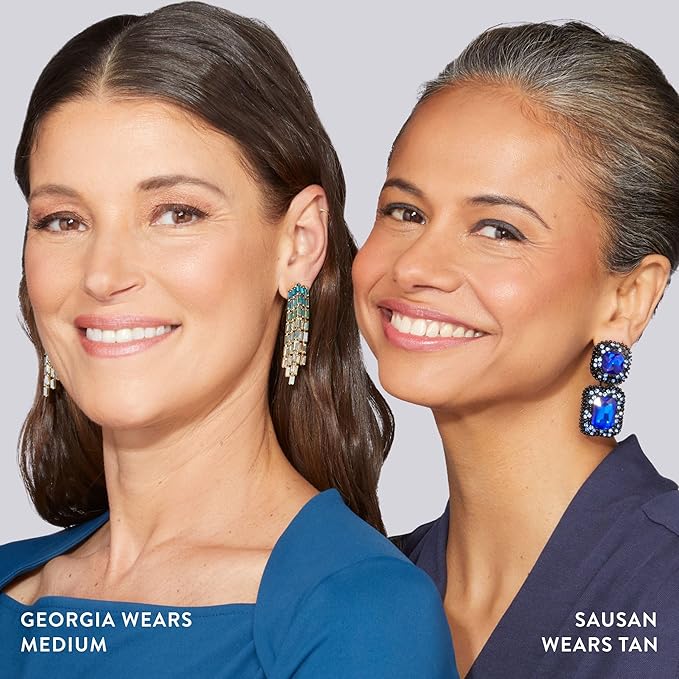 LAURA GELLER NEW YORK Award-Winning Baked Balance-n-Brighten Color Correcting Powder Foundation - Tan - Buildable Light to Medium Coverage - Demi-Matte Natural Finish-VivaGrace Women