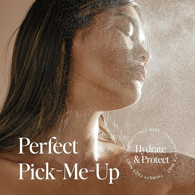 Dime Beauty Thirsty Face Mist with Electrolytes, Meadowfoam, and Sea Buckthorn, Hydrating Facial Spray, 2 oz / 60 ml-VivaGrace Women