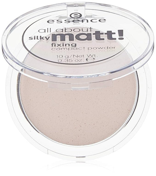 Essence All About Silky Matt! Polvos Compactos Fijadores 10-VivaGrace Women