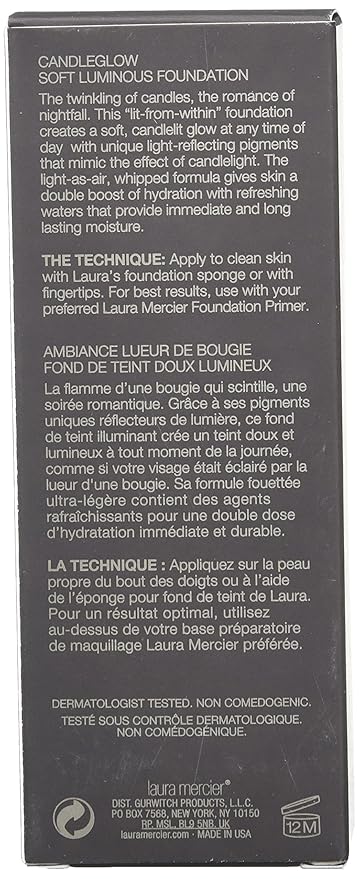 Laura Mercier Candleglow Soft Luminous Foundation for WoMen, Golden, 1 Ounce-VivaGrace Women