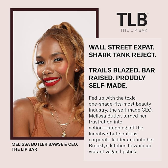 The Lip Bar - Nonstop Liquid Matte Lipstick Mini 2-Pack, Bawse Lady (Blue Red) + Rich Auntie (Deep Berry) - High Pigment - One Swipe - Long Lasting - Jojoba Oil & Vitamin E - Vegan - .24 fl oz each-VivaGrace Women