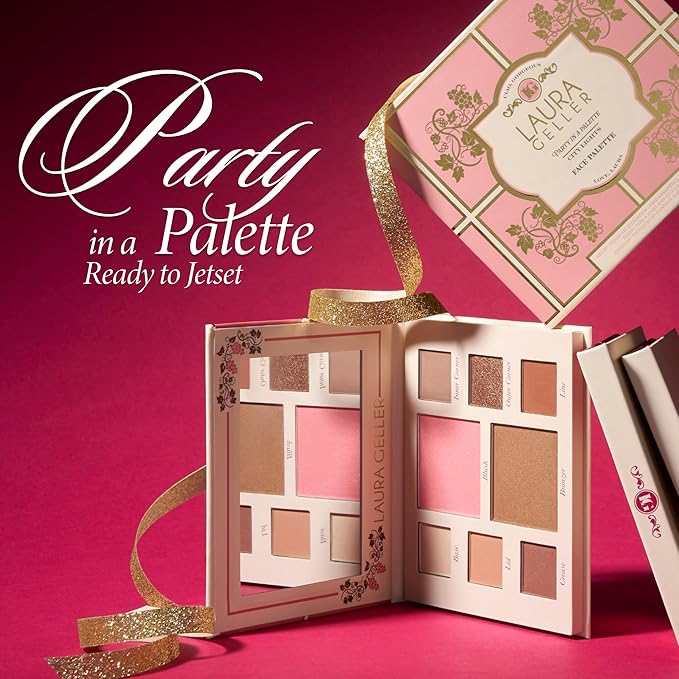 LAURA GELLER NEW YORK Annual Party in a Palette Full Face Palette Set (01 Ready to Jetset!)-VivaGrace Women