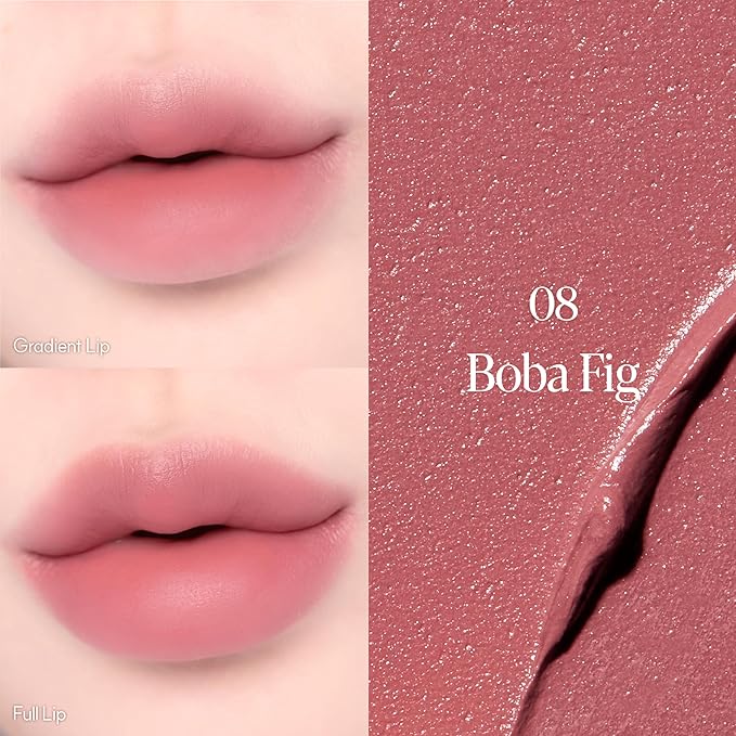 Espoir Couture Lip Tint Fitting Blur #8 Boba Fig 0.14oz | Soft and Creamy Color for Blurry Lip Look | Smudge-Proof Fixing Lip Stain | Lightweight and Comfortable Matte Finish-VivaGrace Women
