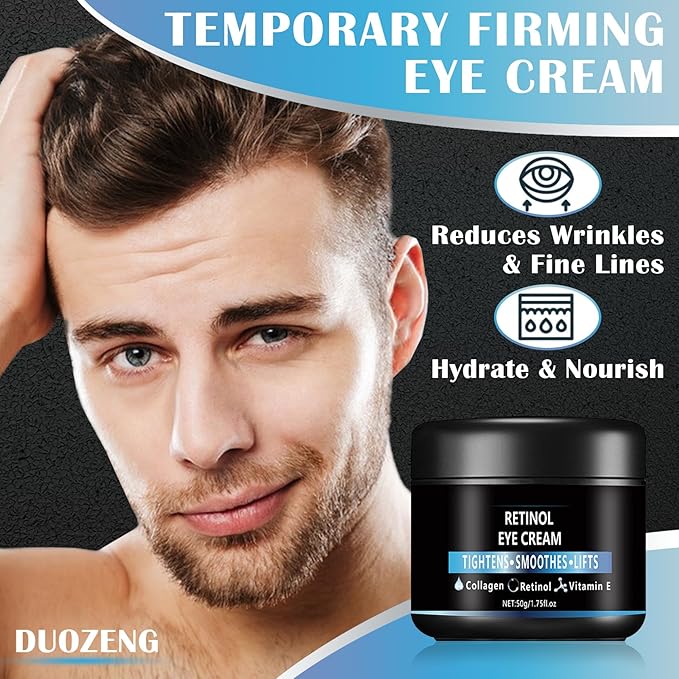 Firming Eye Cream,Hydrating Eye Serum for Dark Circles,Puffiness & Bags,Eye Tightener Firms Eye Area,Moisturizing Under Eye Cream Reduce Smooth Fine Lines-VivaGrace Women