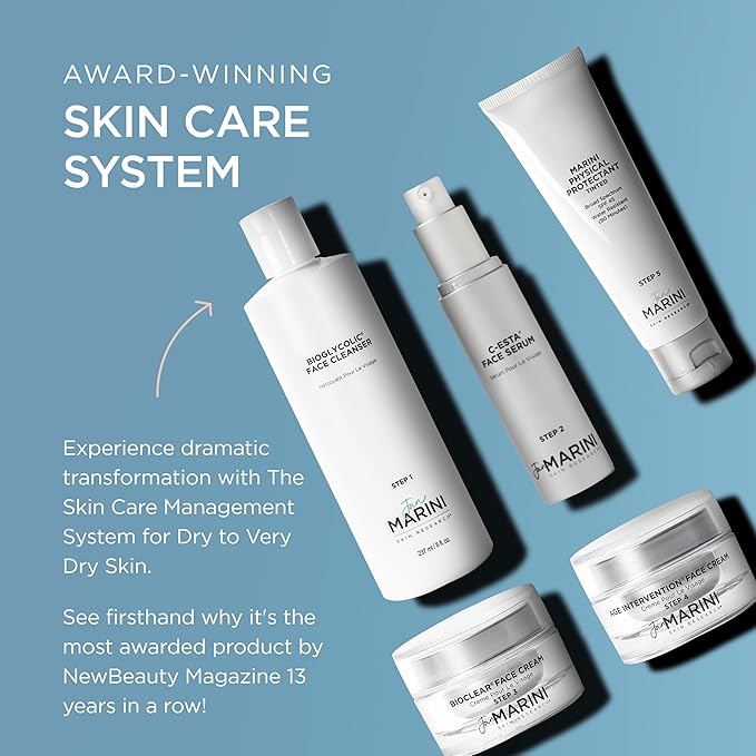 Jan Marini Skin Research Skin Care Management System - With Marini Physical Protectant Tinted SPF 45 - Dry/Very Dry Skin-VivaGrace Women
