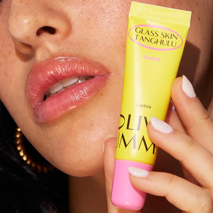 Glass Skin Tanghulu Liptox Guava Infused for Dry Cracked Lips, Korean Lip Care Moistorizer-VivaGrace Women