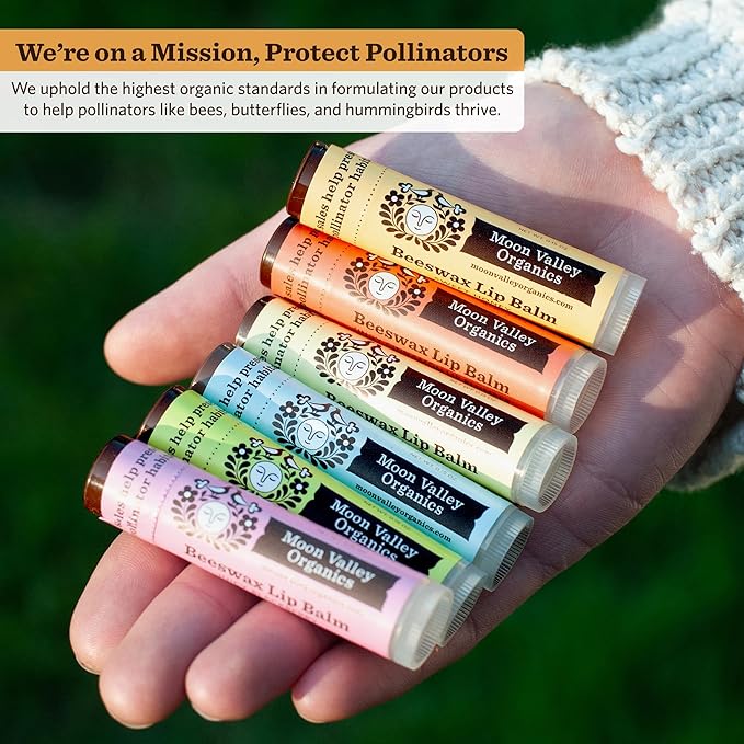 Moon Valley Organics Beeswax Lip Balm for Moisturizing Lips and Cuticles (ZINGY CINNAMON, 1-Pack)-VivaGrace Women