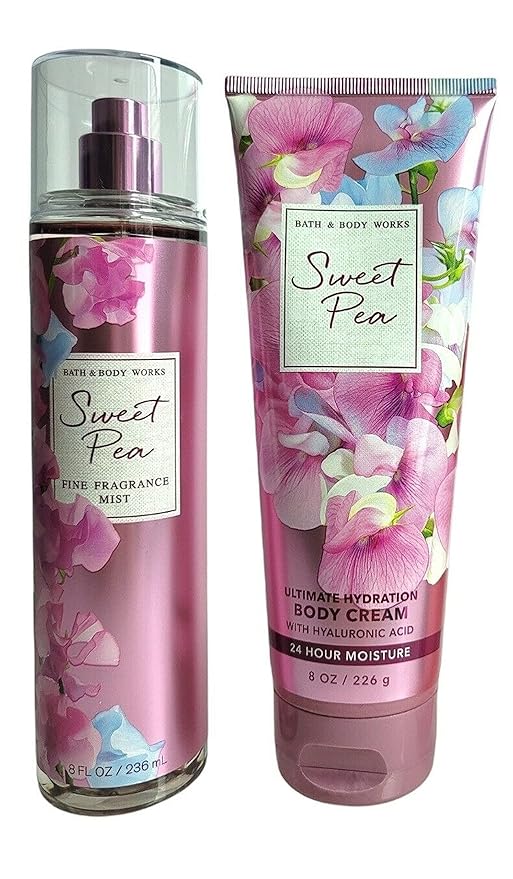 Sweet Pea - Fine Fragrance Mist & Ultra Shea Body Cream – 2 pc. Gift Set-VivaGrace Women