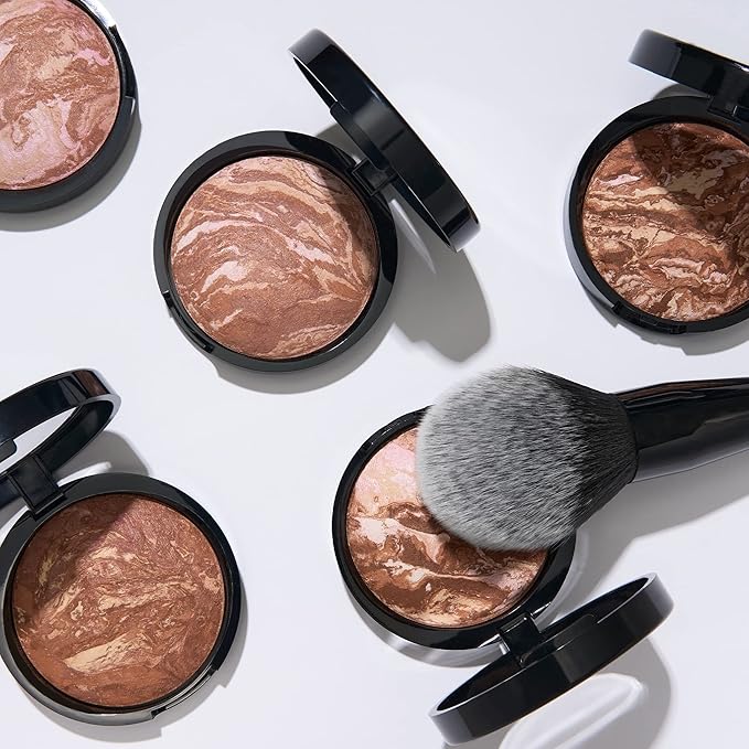 LAURA GELLER NEW YORK Bronze-n-Brighten Multipurpose Bronzer, Deep + Classic Bronzer Brush-VivaGrace Women