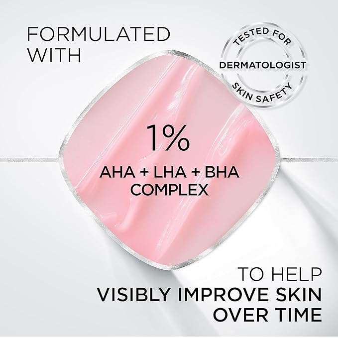 L'Oreal Paris Prime Lab Up to 24H Pore Minimizer Face Primer Infused with AHA, LHA, BHA Complex to Smooth and Extend Makeup Wear, 1.01 Fl Oz-VivaGrace Women