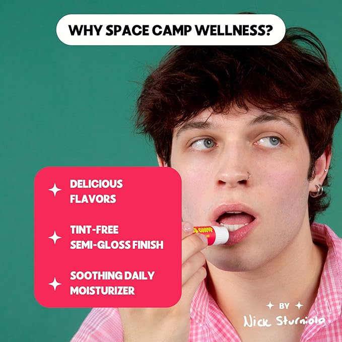 Wellness Jumbo Lip Balm - Juicy Watermelon Organic Flavored Balm (2 Pack)-VivaGrace Women