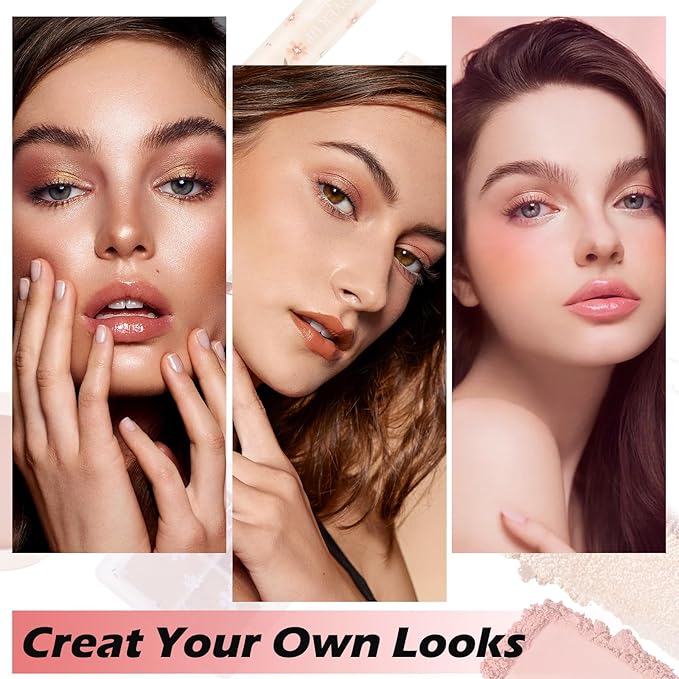 Makeup Kit for Women Full Kit Multipurpose Makeup Sets Gifts,include Lip Gloss,Blush,Eyebrow Pencil,Eyeshadow Palette,Concealer-VivaGrace Women