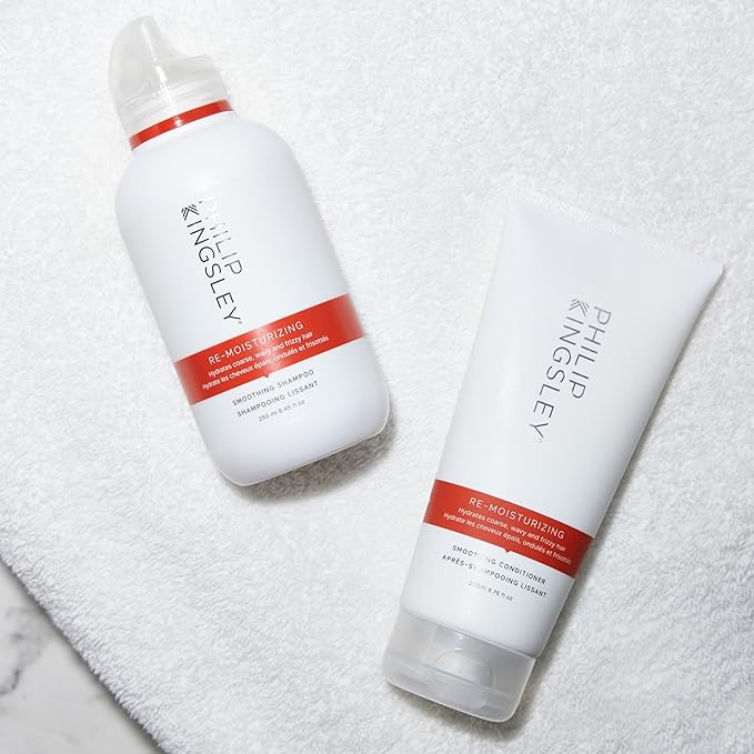 PHILIP KINGSLEY | Re-Moisturizing Smoothing Shampoo | For Curly, Frizzy, Wavy, Dry, Coarse Hair Types | Hydrating Shampoo that Re-Moisturizes and Smooths Hair | 8.4oz-VivaGrace Women