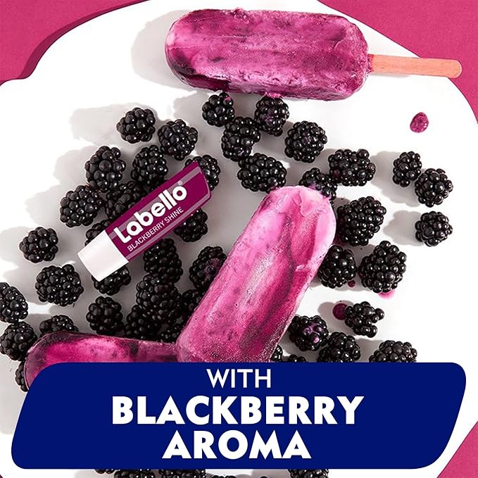 Labello BlackBerry Shine Lip Balm 4,8 g-VivaGrace Women
