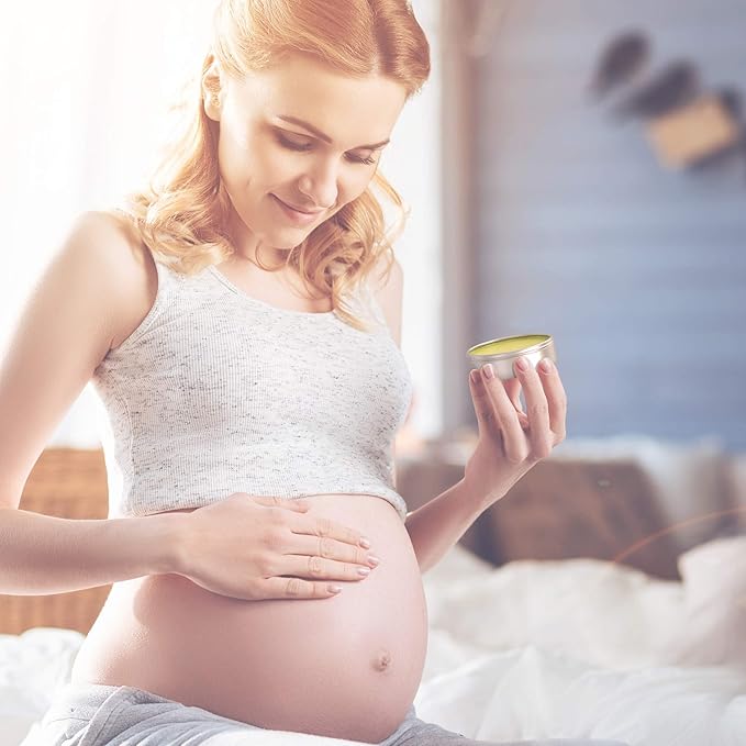 Organic Belly Balm - Natural, Made in USA, & USDA Certified Stretch Mark Cream to Moisturize, Protect, & Heal Skin Before & After Arrival-VivaGrace Women