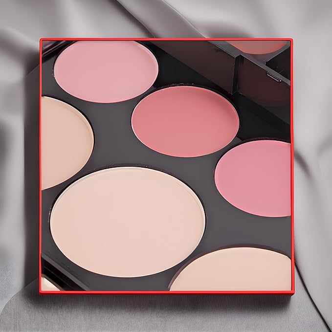 Ladies vegan girl makeup kits all in one box set cosmetic Eye shadow Palette matte gift makeup kit full blush makeup set (Multi Colored)-VivaGrace Women