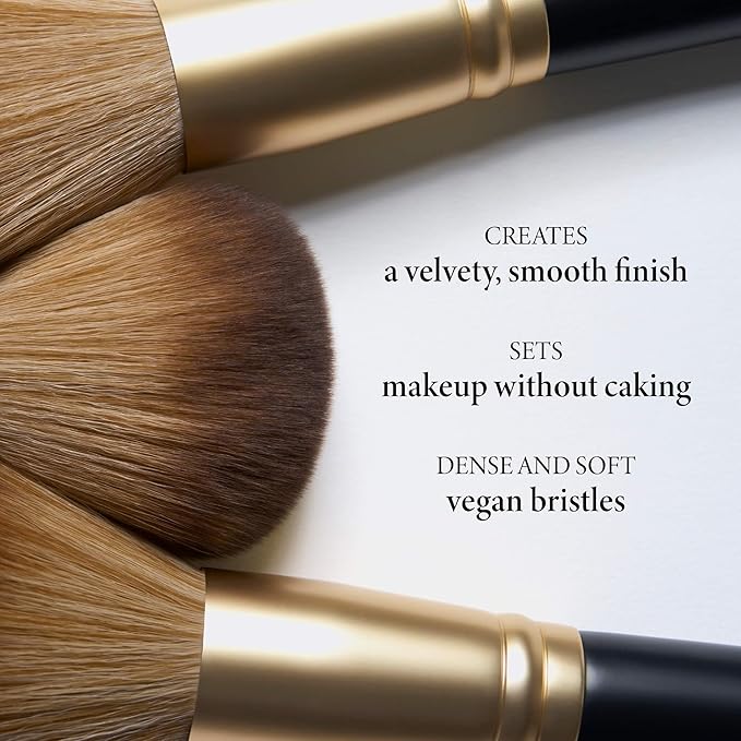 LAURA GELLER NEW YORK Setting Powder Brush - Makeup Brush for Setting - Set Face Makeup without Caking - Smooth Finish-VivaGrace Women