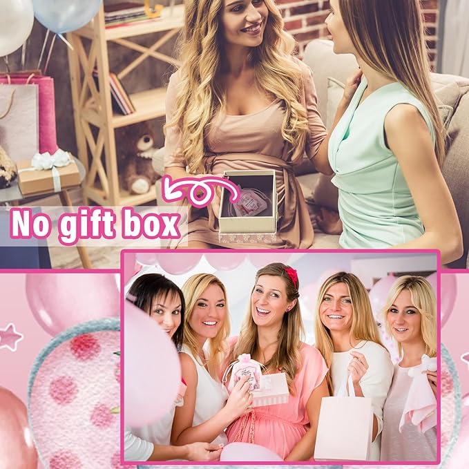 Demissle 50 Pcs Baby Shower Lip Balm Gift Set with 100 Pcs Organza Bags Baby Shower Party Favor for Guest Thank You Tag Rope Baby Shower Party Decoration Gender Reveal Souvenirs(Elephant)-VivaGrace Women